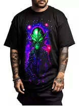 Camiseta Niño Dama Caballero Personalizado Alien Ovni