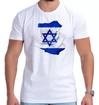 Camiseta Israel Bandeira País Camisa Jerusalém Estrela N88