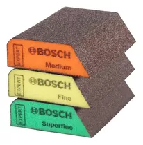 Jogo Esponja Abrasiva Bosch Expert S470, 3 Esponjas