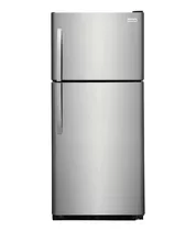 Frigidaire 20.5  Custainless Steel Top Freezer Refrigerator