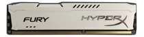 Memória Ram Fury Color Branco  8gb 1 Hyperx Hx318c10fw/8