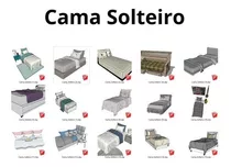 Pack 100 Blocos 3d De Cama - Alta Qualidade Sketchup