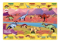 Puzzle Play Dinossauros 100 Peças Lente Mágica - Elka