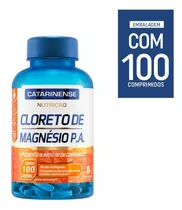 Suplemento Em Comprimidos Catarinense Pharma Cloreto De Magnésio Em Pote 100 Un