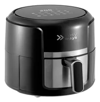 Freidora De Aire Air Fryer Multitouch Easyways Color Negro