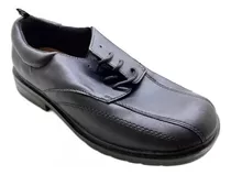 Zapato Vestir Colegial Varon Negro Niños