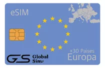 Esim Chip Europa Internacional 15 Dias Ilimitado +30 Países