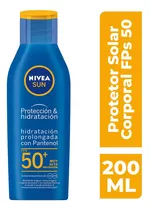 Protector Solar Nivea Sun Protección & Hidratación 50+ 200ml