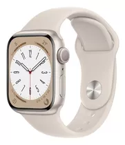 Apple Watch Series 8 Gps 41mm Starlight - Caja Sellada Color De La Caja Blanco Estelar Color De La Malla Blanco Estelar/patrón