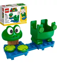 Figuras Para Armar  Lego Super Mario De Frog Mario 11 Piezas