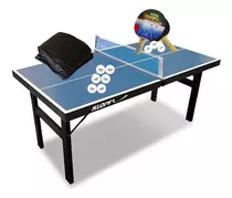 Mini Mesa Ping Pong 1003 Klopf + Kit 5055 + 6 Bol. + Capa