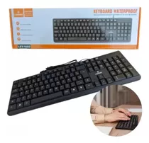 Teclado C/ Fio Usb Standard Abnt2 Padrão Basico Alta Qualid Cor De Teclado Preto