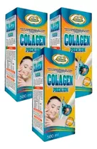 3 X 49 Soles | Colagen Premium (colageno) Mas Natural 500ml