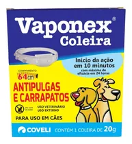 Coleira Antipulgas E Carrapatos Vaponex Coveli - 64cm
