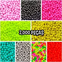 Bolinhas Entremeio Miçangas Emborrachadas 6mm Pulseira Colar Comprimento 6 Mm Cor Variados Diâmetro 6 Mm