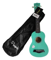 Ukelele Soprano Parquer Para Niños De Madera + Funda + Pua