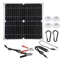 Sistema Batería Fotovoltaica Dual Usb18v/5v Panel Solar 25 W