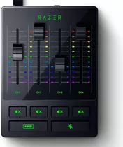 Mezclador De Audio Razer 4 Canales Usb Chroma Black