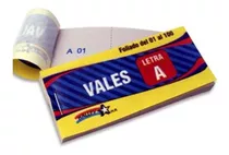 Talonario Vale Voto 100 Hj Pack 150 Un / Artesano Libreria