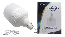 Led Recargable Bombilla De Emergencia Carga Usb