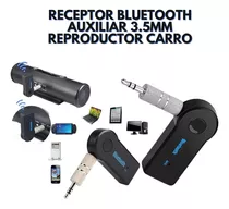 Receptor Bluetooth Auxiliar 3.5mm Reproductor De Carro