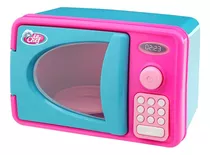 Forno Microondas Infantil Rosa C/ Luz E Som Usual Brinquedos