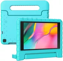 Funda Tablet Kids Para Samsung Galaxy 2019 Tab A8 Celeste