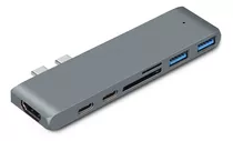 Adaptador Usb C Hub Thunderbolt 3 Hdmi Para Macbook Pro/air