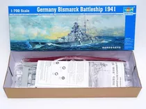 Buque Trumpeter  Bismarck 1:700 Battleship Armable 