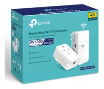 Extensor Pawerline Kit Wi-fi Av1000 Gigabit Wpa7617 Dual Ban