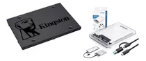 Hd Externo - Ssd Kingston A400 480gb + Case Usb 3.0 Sata 3