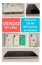 iPhone 11 128gb 87% Batería - Blanco Sin Detalles