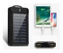 Batería Portátil Externa 20.000 Mah 2 Usb Powerbank Solar