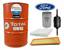 Cambio Aceite 10w40 4l + Kit Filtros Ford Ecosport 1.6 Zetec