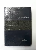 Biblia Mediana Rvr1909 Imitación Piel Azul Con Índice