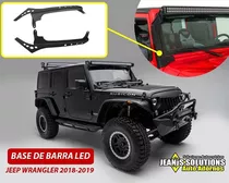 Base Barra Led Techo 52  Jeep Wrangler 18+ / Gladiador 20+