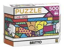 Puzzle 500 Pçs Panorama Romero Britto The Hug - Grow 3401