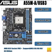 Combo Gamer Asus A55m-a + Amd A10 6800+8 Gb Ram Ddr3+cooler