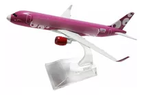 Viva Colombia Rosado 320 Avión Escala 1/400 Metál 15cm Largo