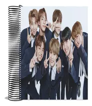 Caderno Escolar Capa Bts 10 Matérias Capa Dura