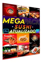 Pacote De Artes De Sushi E Comida Japonesa +20 Brindes