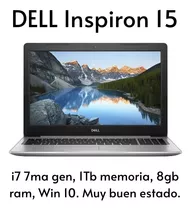Noteboook Dell Inspiron 15 Serie 5570 I7 7°gen -1tb -8gb Ram
