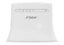 Módem + Chip Telcel Internet En Casa Ilimitado Zte Mf283u Color Blanco