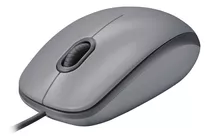 Mouse Com Fio Usb M110 Silencioso Cinza Logitech