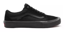 Zapatillas Vans Old Skool Skate Classics Negro Suela Negra !