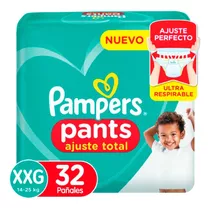 Pañales Pampers Pants Ajuste Total Hipoalergenico Xxg 32un Género Sin Género Tamaño Xxg