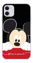Capa Capinha Personalizada Com Nome Mickey Mouse