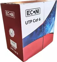 Bobina Cable Utp Cat6 Int Blanco Cca 305m 1410/6ieconni