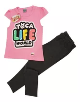 Conjunto De Niña Bata Loca  Life Leggins Babsiboo Ref. 6242