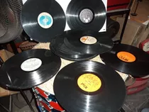 Kit Com 10 Discos Vinil -para Decoração Ou Artesanato-usados